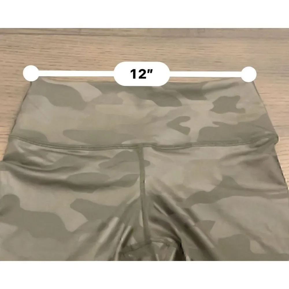 Rae Mode Army Camo Olive Green Biker Shorts